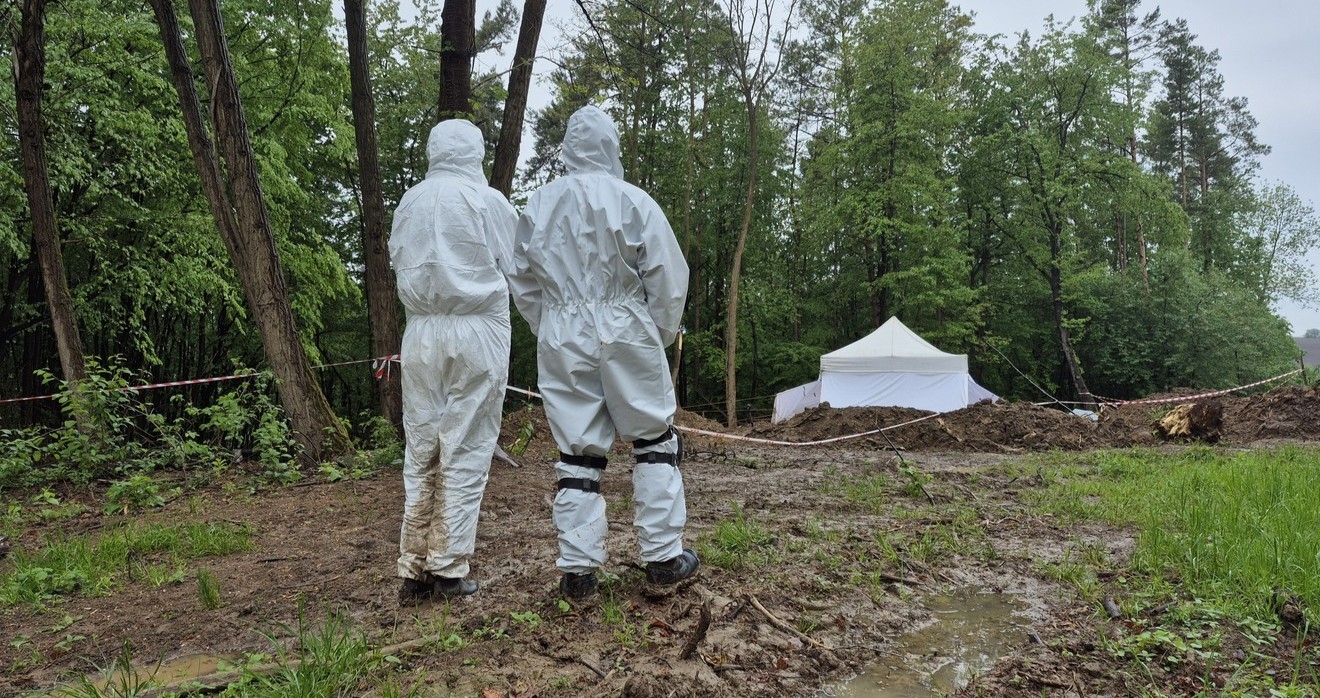 Exhumation of Polish WWII massacre victims in Ukraine uncovers remains of 42 people