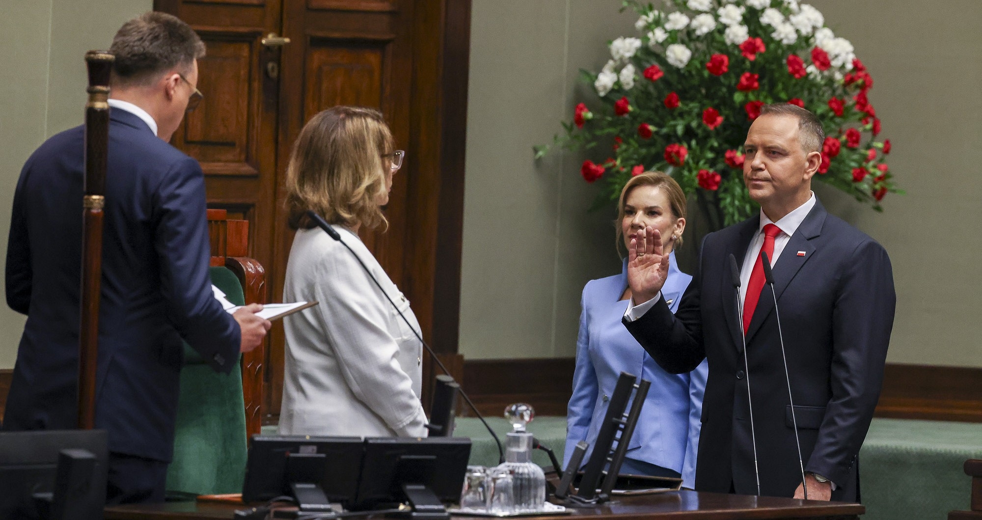 Poland swears in new president Karol Nawrocki