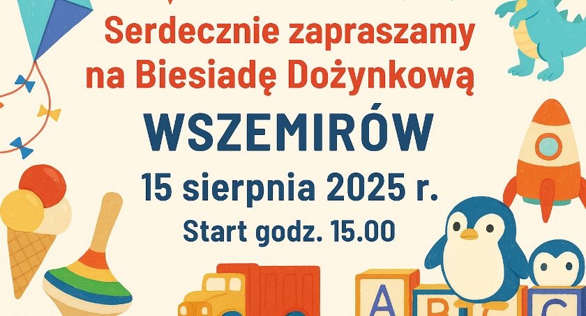 Biesiada Dożynkowa we Wszemirowie! Dołącz do loterii fantowej na rzecz remontu dachu plebanii