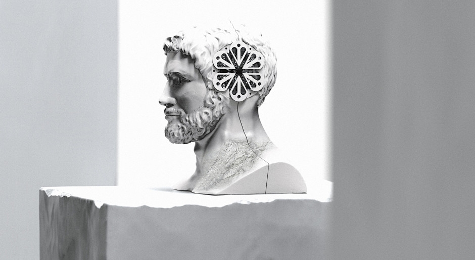 This is the most original watch on the planet. A marble sculpture that measures time, smells and... breathes!