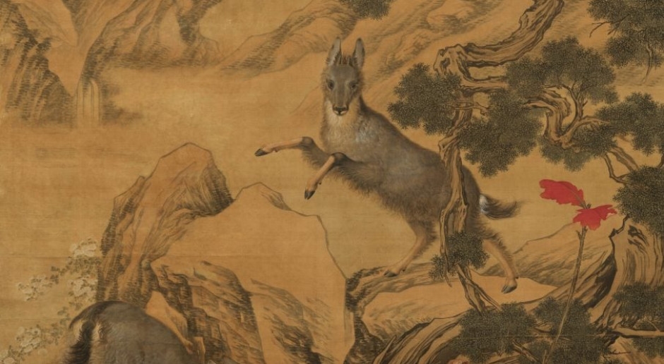 Questo dipinto unico della dinastia Qing potrebbe valere una fortuna. "Blue Goats" è appena stato messo all'asta