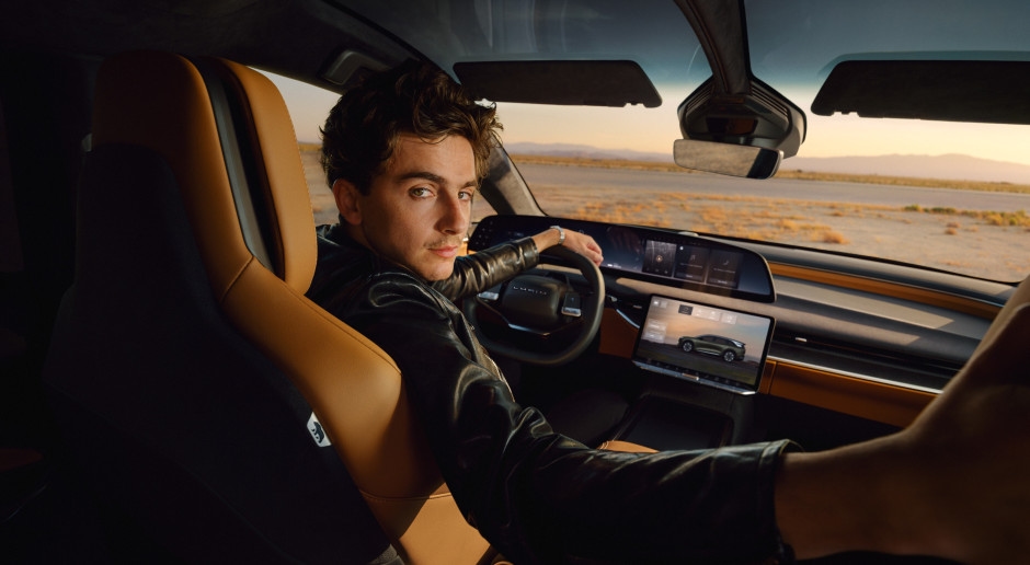 Timothée Chalamet has a new gig. Now he's advertising a luxury electric car.