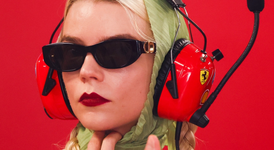 WELL LOOK: Anya Taylor-Joy at the F1 races in Budapest. She showed how to wear the season's hottest accessory.