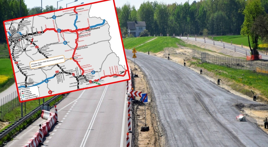They are widening the expressway bypass. Via Carpatia in Poland is getting longer