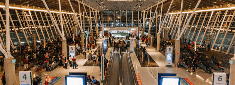 Brazil is the 2nd country with the most airports among the 100 best in the world
