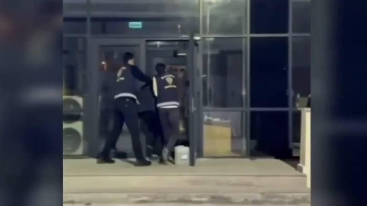 Agressor que agrediu o pai na frente dos filhos é detido