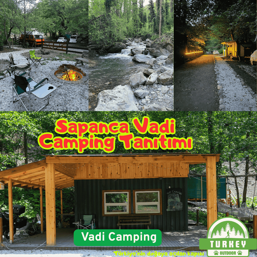 Promoção de acampamento no Vale de Sapanca