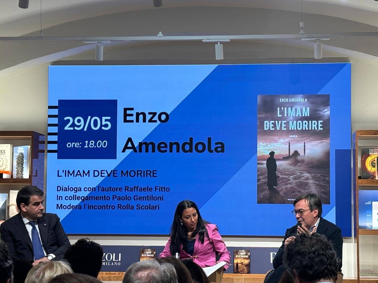 "İmam Ölmeli", Enzo Amendola'nın (aynı zamanda) günümüzden bahseden casusluk hikayesi