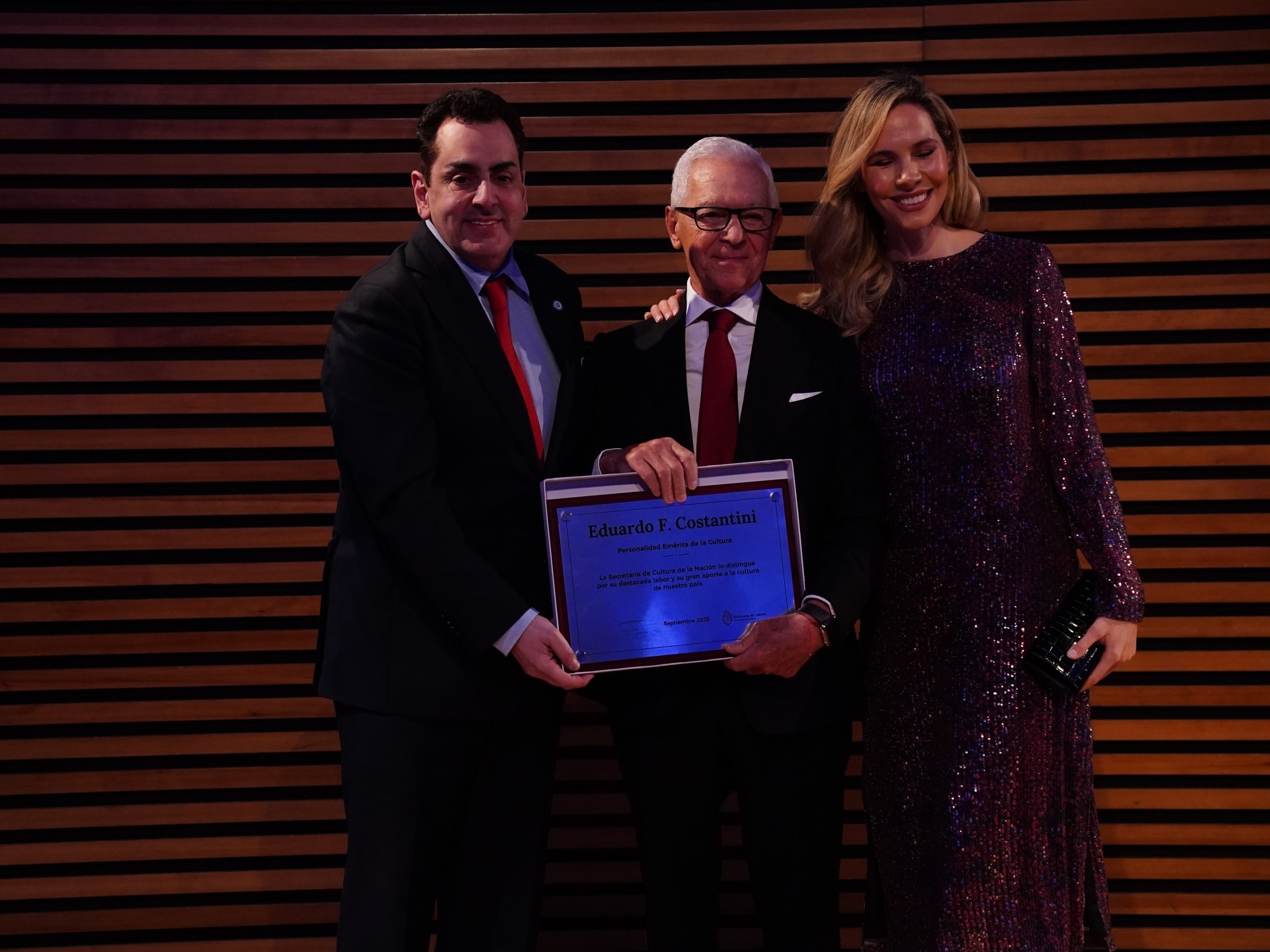 Eduardo Costantini received the country's most important cultural distinction.