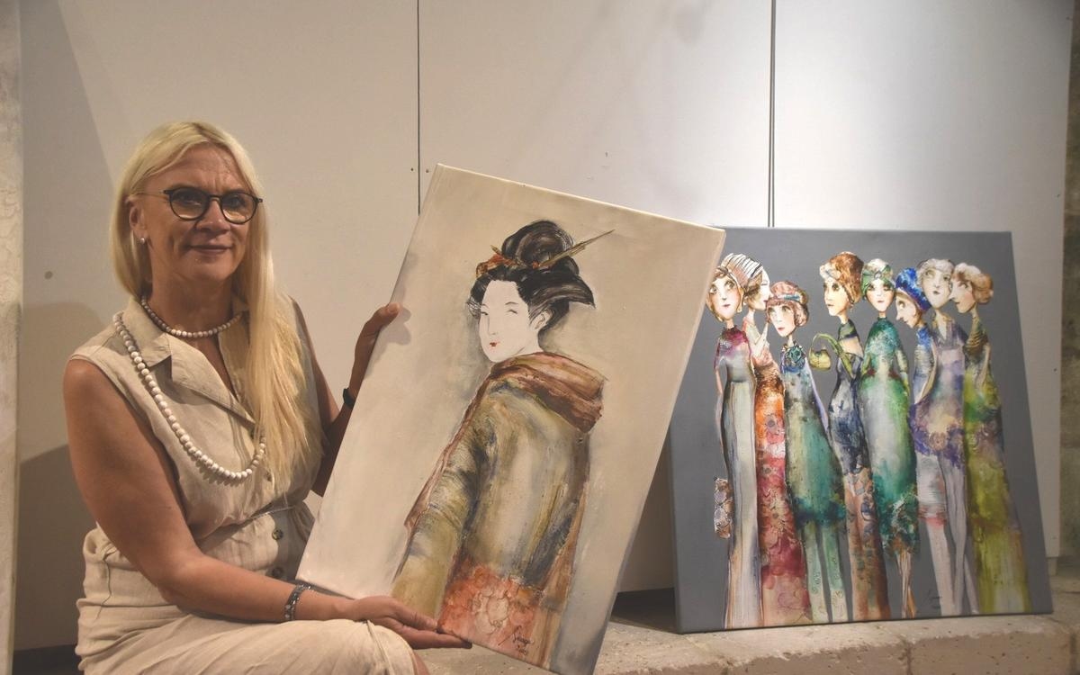 Brantôme-en-Périgord: Sniegé, the Lithuanian artist who sublimates the Belle Époque