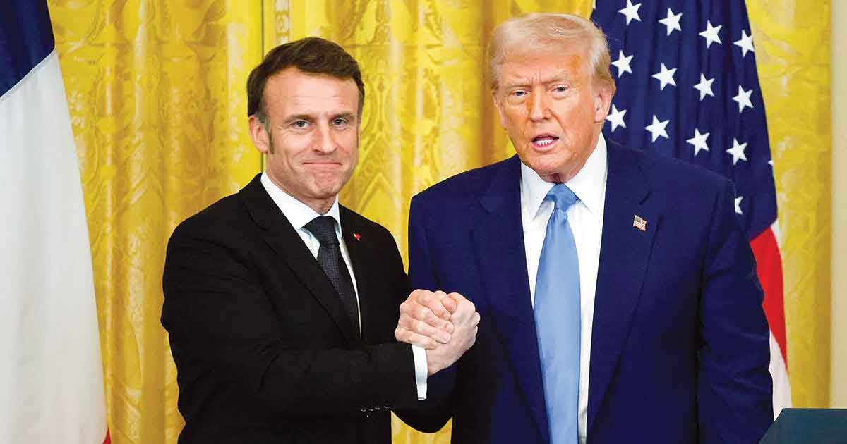 Macron intercede por Europa ante Trump