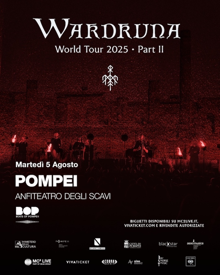 Musik: Wardruna beschließt das Festival „Beats of Pompeii 2025“.