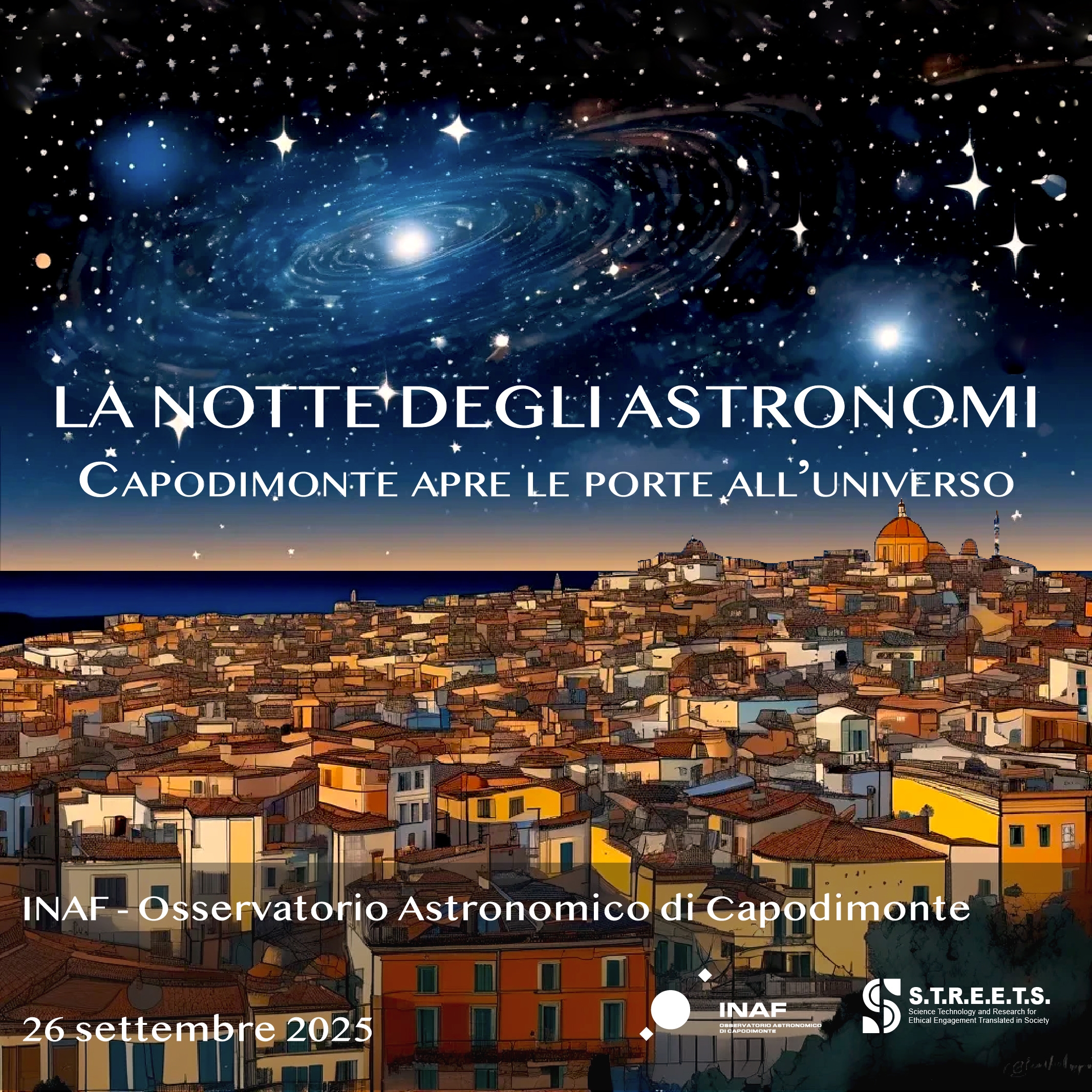 European Researchers' Night at the Capodimonte Observatory: the Neapolitan sky takes center stage once again.
