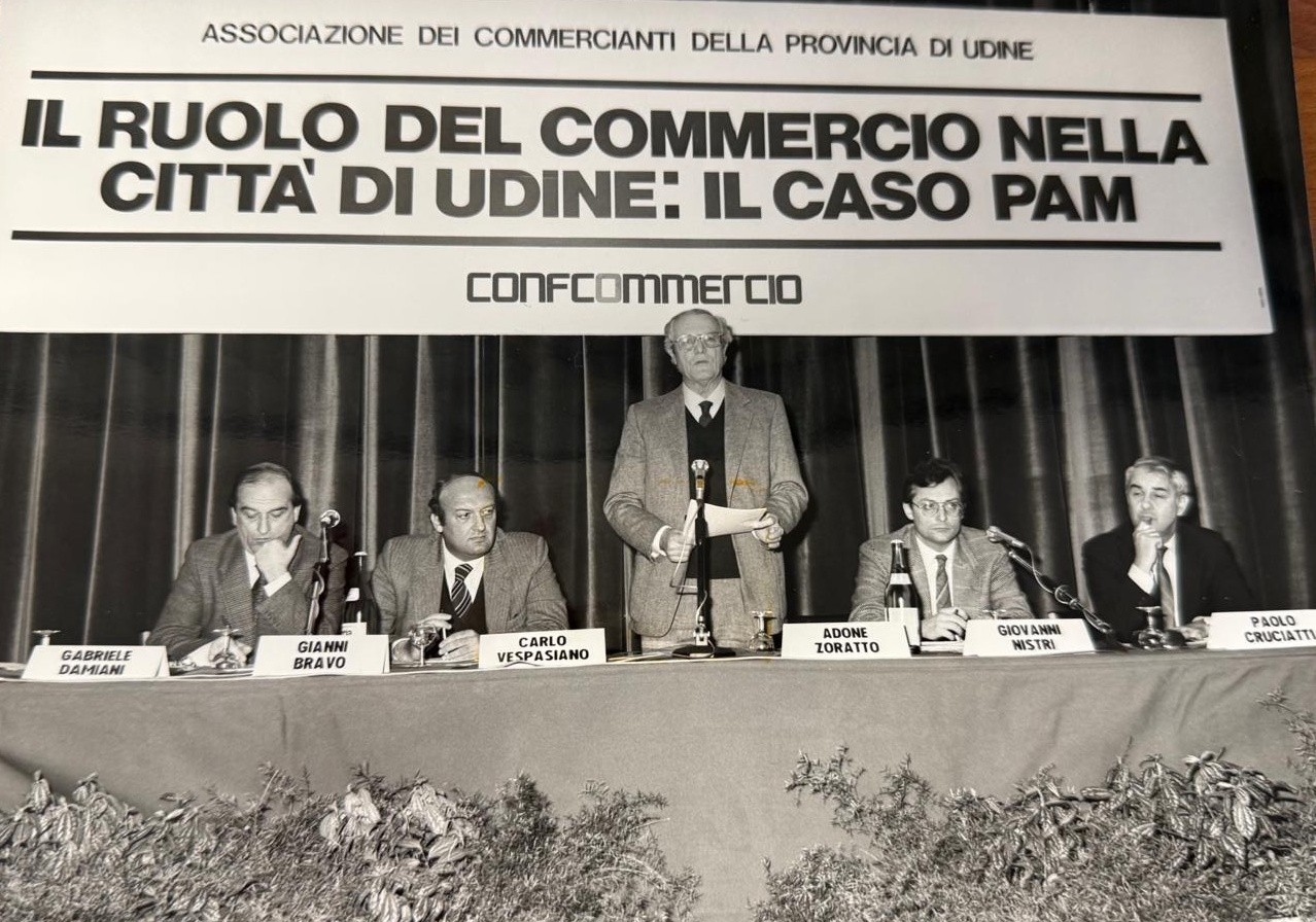 Von De Ponti bis Da Pozzo, 80 Jahre Geschichte des Confcommercio Udine