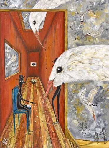 W swoich surrealistycznych płótnach artystka Brianda Zareth Huitrón próbuje na nowo zdefiniować codzienność.