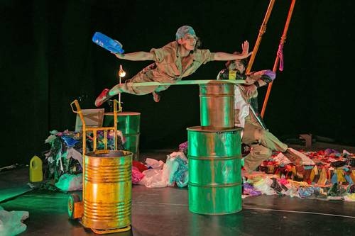 The journey of the garbage