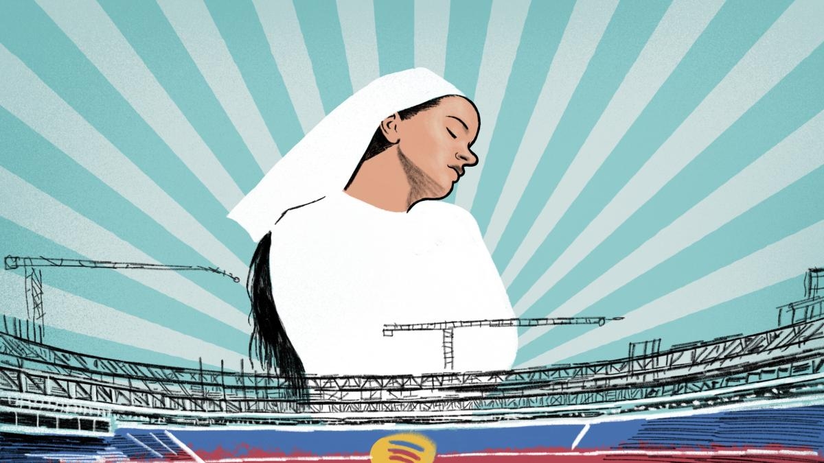 Spotify Камп Ноу Росалия