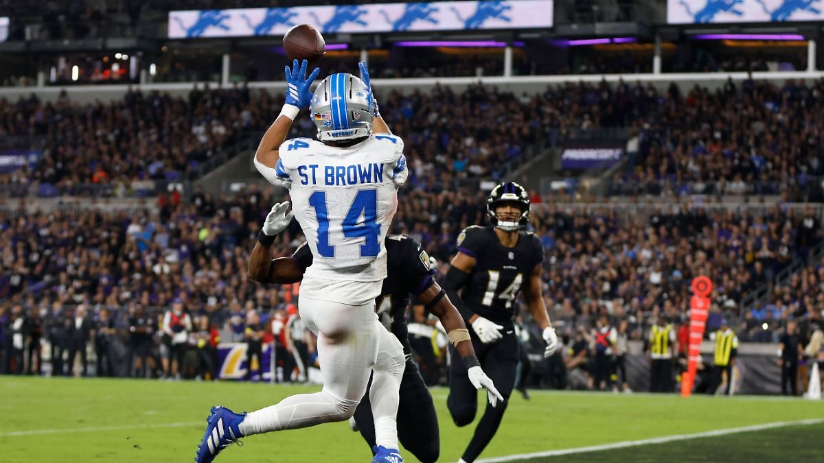 Próxima victoria de los Detroit Lions: la estrella alemana de la NFL, Amon-Ra St. Brown, se lleva los puntos más importantes.