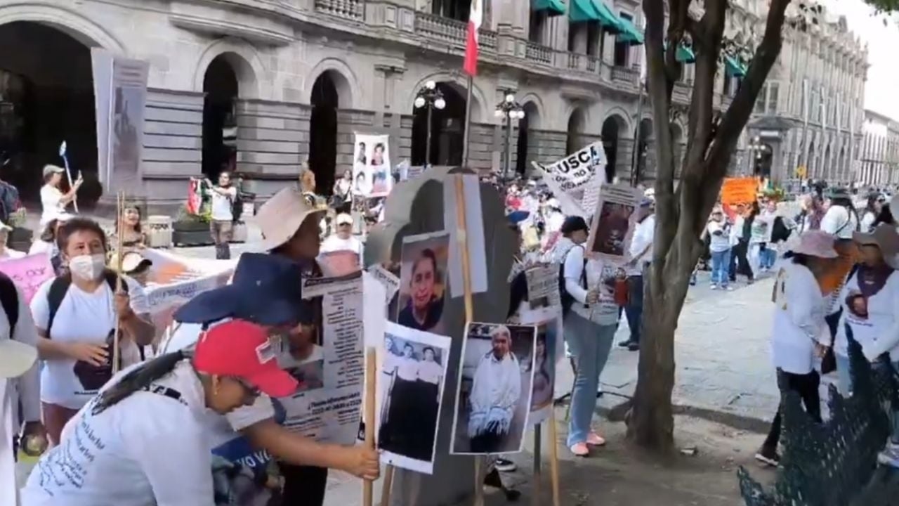 Les mères en recherche demandent aux autorités de Puebla « d'arrêter de faire semblant ».