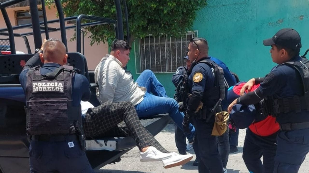 Shooting and chase in Jiutepec; six people arrested.