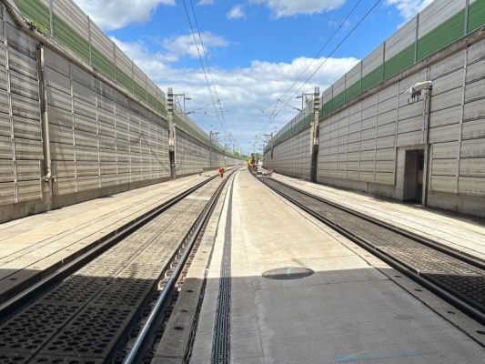 Retorno a 230 km/h na linha ferroviária ocidental na Baixa Áustria
