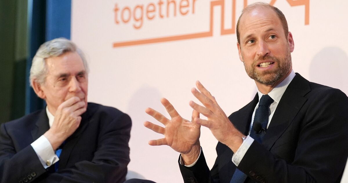 Il principe William collabora con l'ex primo ministro per fare un annuncio entusiasmante