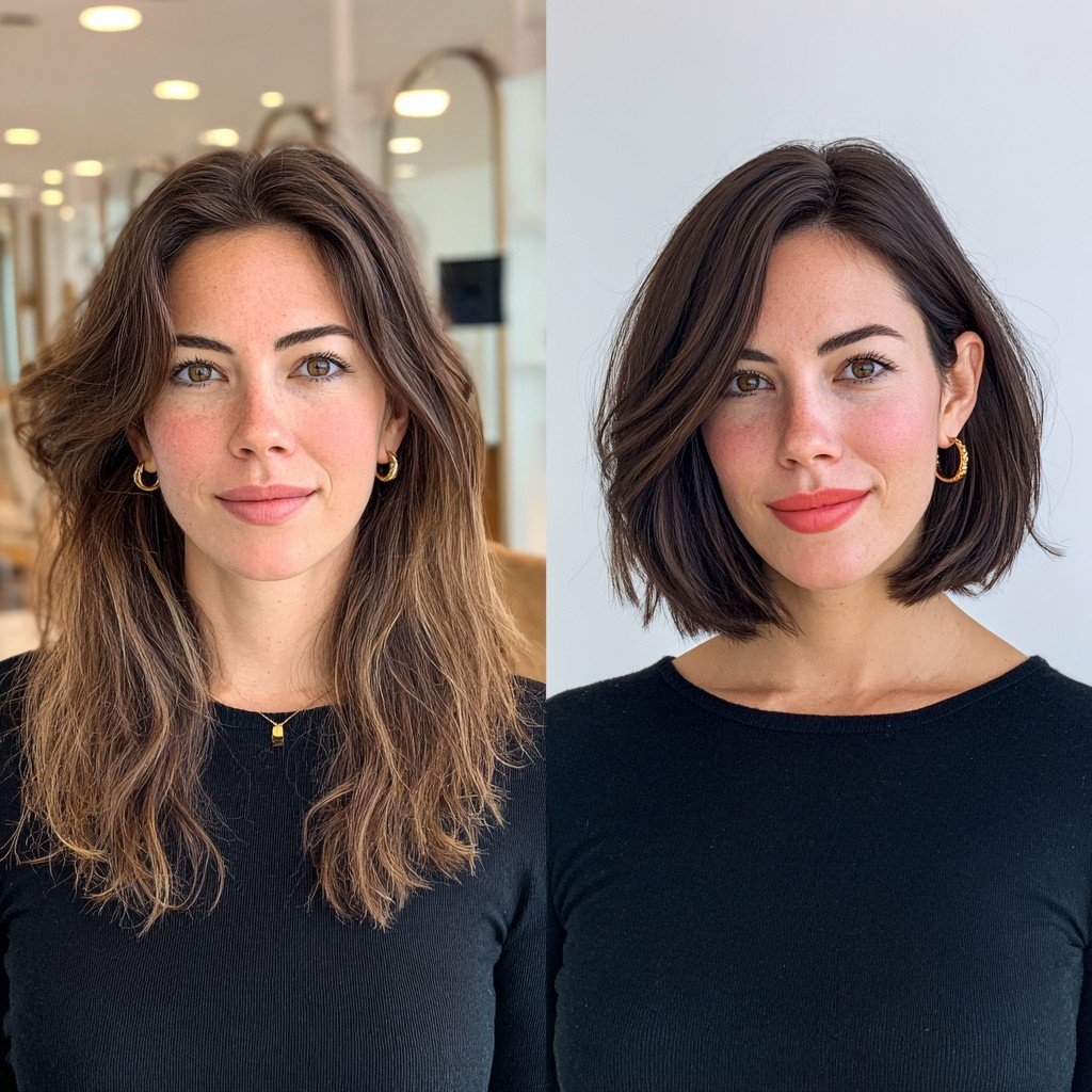 Modası Asla Geçmeyen 15 Şık Orta Boy Bob Saç Modeli