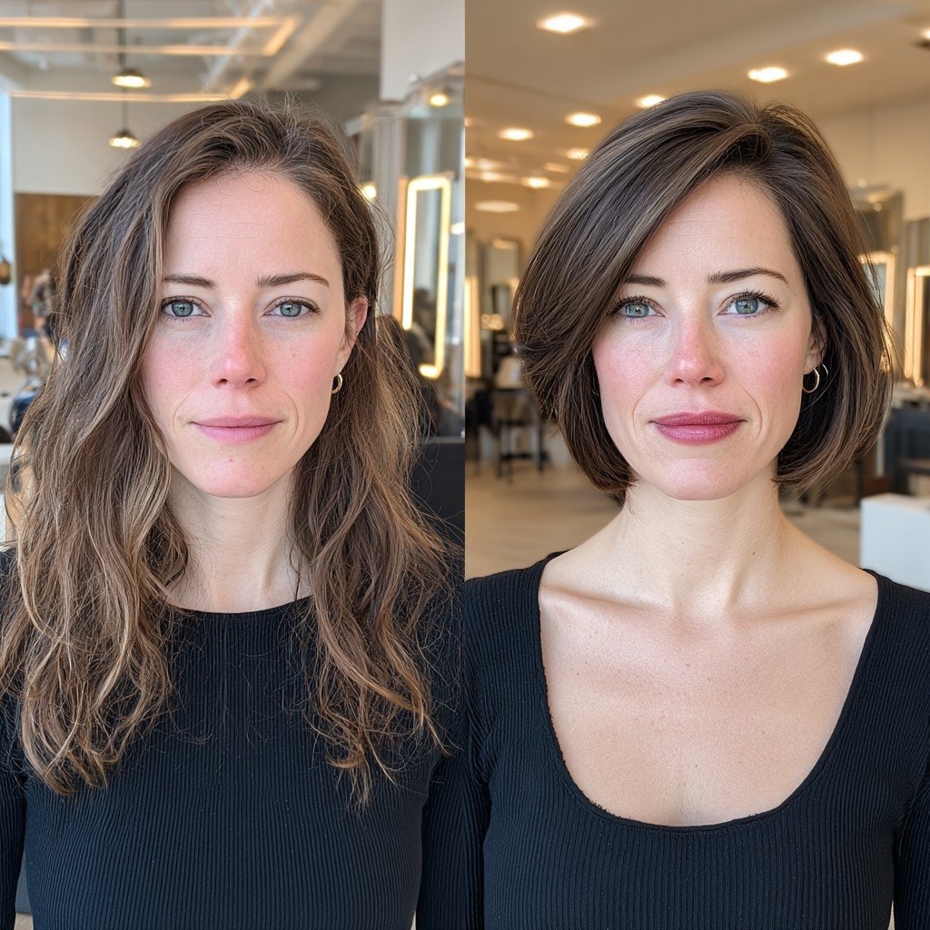 Kalın Dalgalı Saçlı Kadınlar İçin Hacmi Azaltan 15 Şık Kısa Saç Kesimi