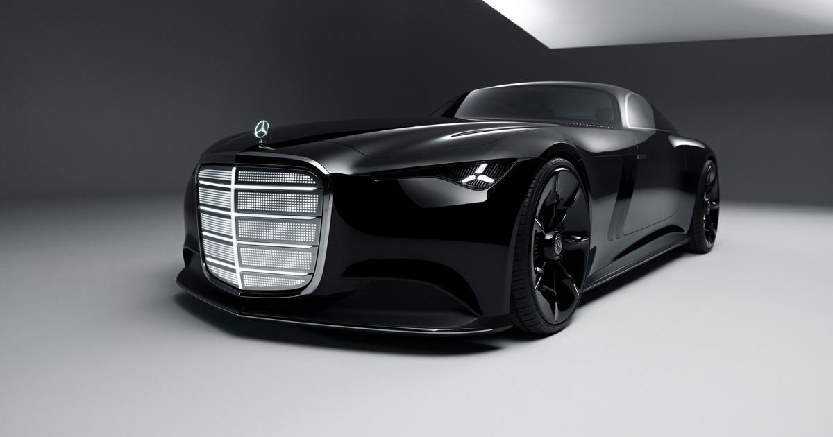 Mercedes Vision Iconic, zonnelak en autonoom rijden