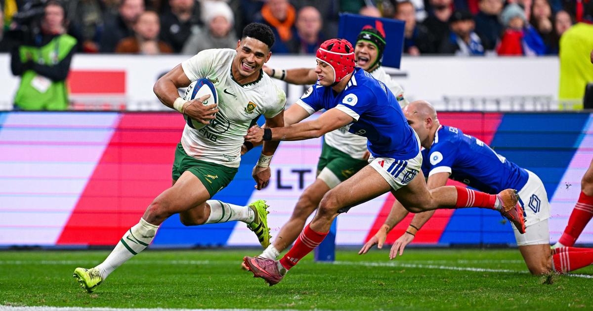 Cauchemar pour le XV de France, encore battu par l’Afrique du Sud