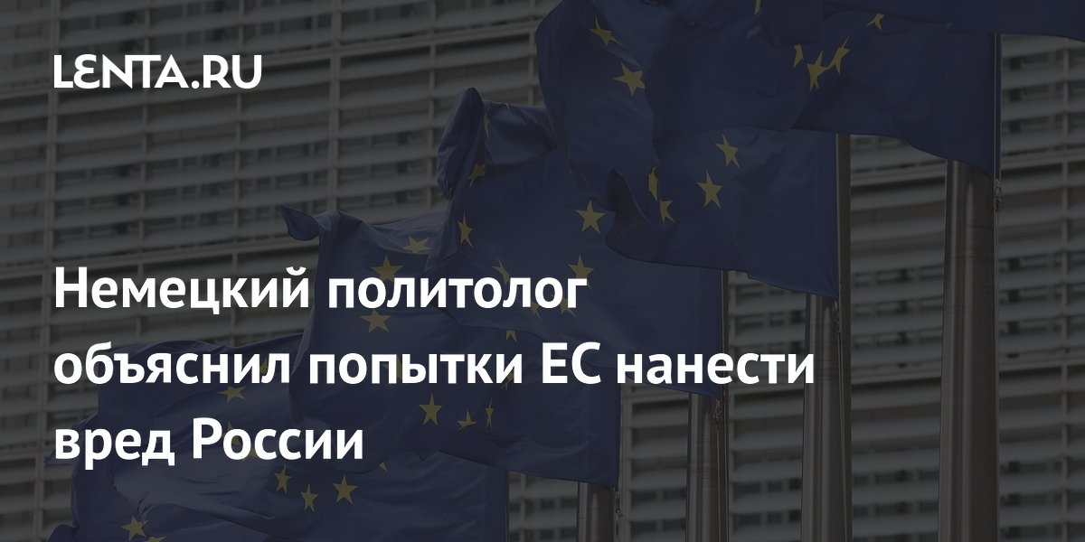 Alman siyaset bilimci, AB'nin Rusya'ya zarar verme girişimlerini anlattı.