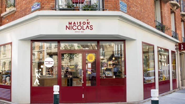 Om weer te kunnen groeien, herziet wijnhandelaar Nicolas zijn assortiment en logo