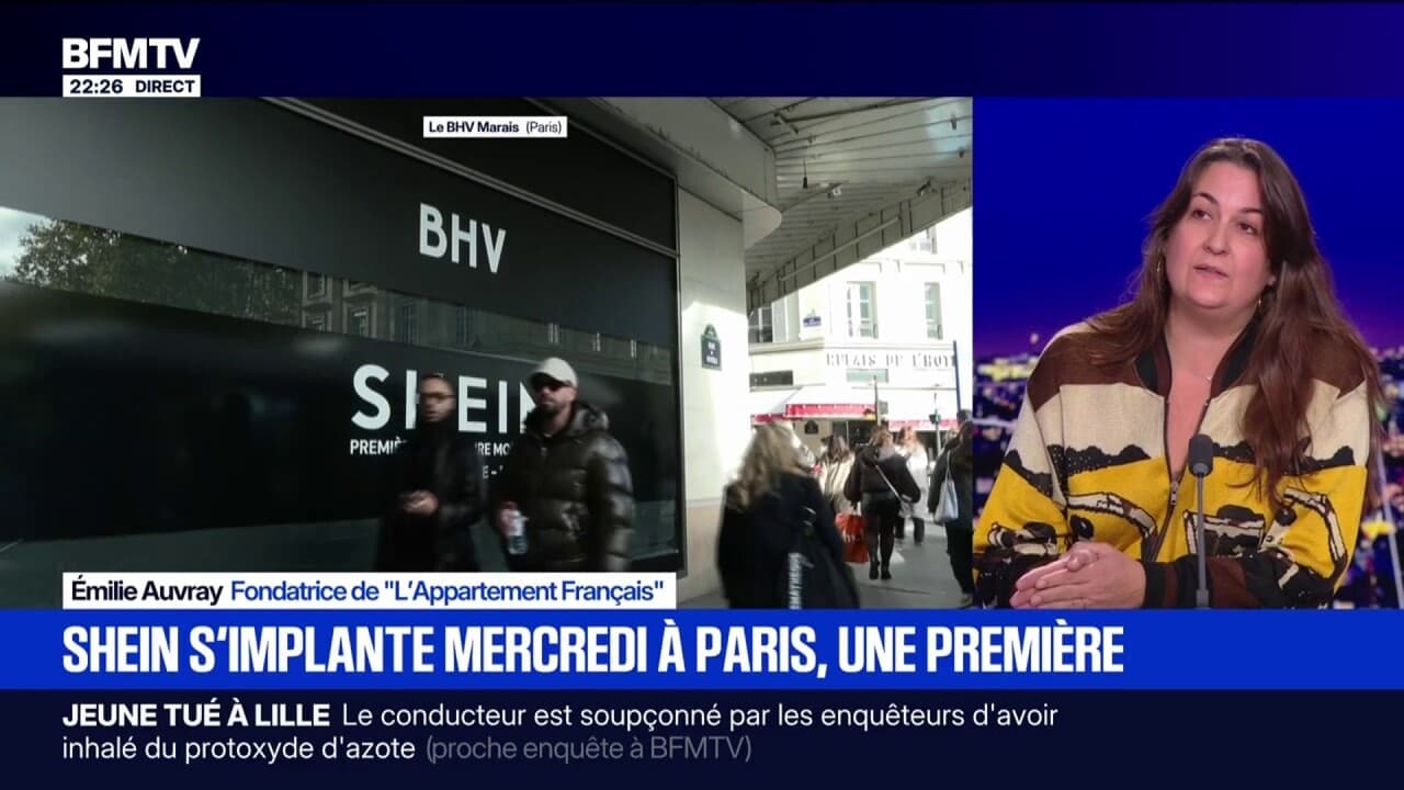 Shein en BHV: "Necesitamos apoyar al consumidor para que se convierta en un 'consumactor'", explica Émilie Auvray, fundadora de "L'Appartement Français".