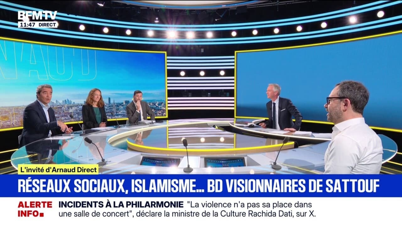 "J'adorerais faire une bande dessinée et retourner en Syrie", déclare Riad Sattouf, auteur franco-syrien de bandes dessinées