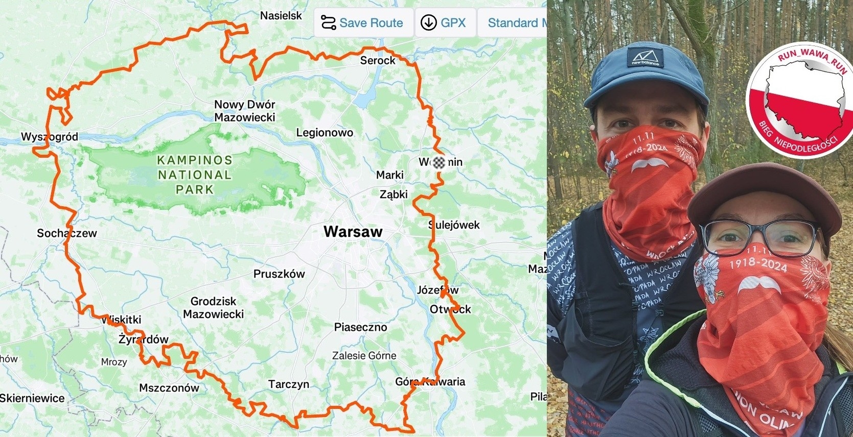 Wit-Russische ballingen rennen 435 km om kaart van Polen te maken ter voorbereiding op de Poolse Onafhankelijkheidsdag