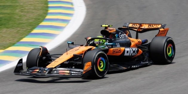 Norris vence a corrida sprint no GP do Brasil de 2025.